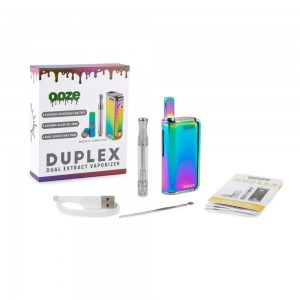 Duplex Dual Extract Vaporizer Kit - Rainbow [OOZ-DUPLEX]